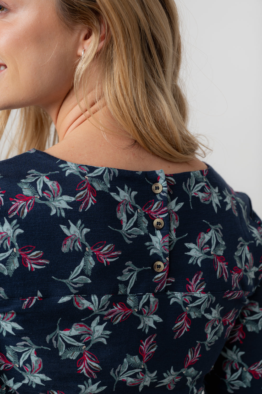An image of the Lily & Me High Tea Tunic Foliage