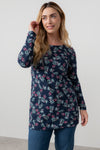 An image of the Lily & Me High Tea Tunic Foliage