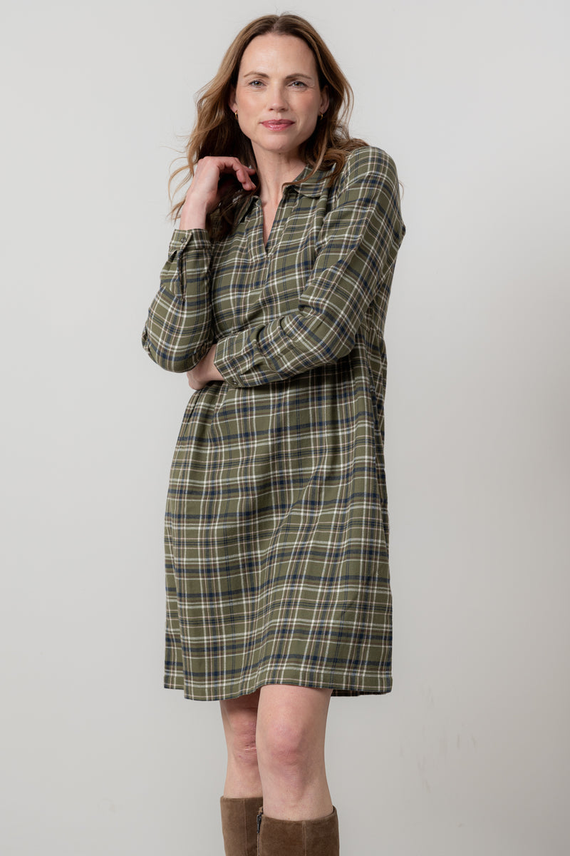 An image of the Lily & Me Emma Dress Multi Check