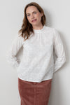 An image of the Lily & Me Fiona Top Embroidered