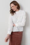 An image of the Lily & Me Fiona Top Embroidered