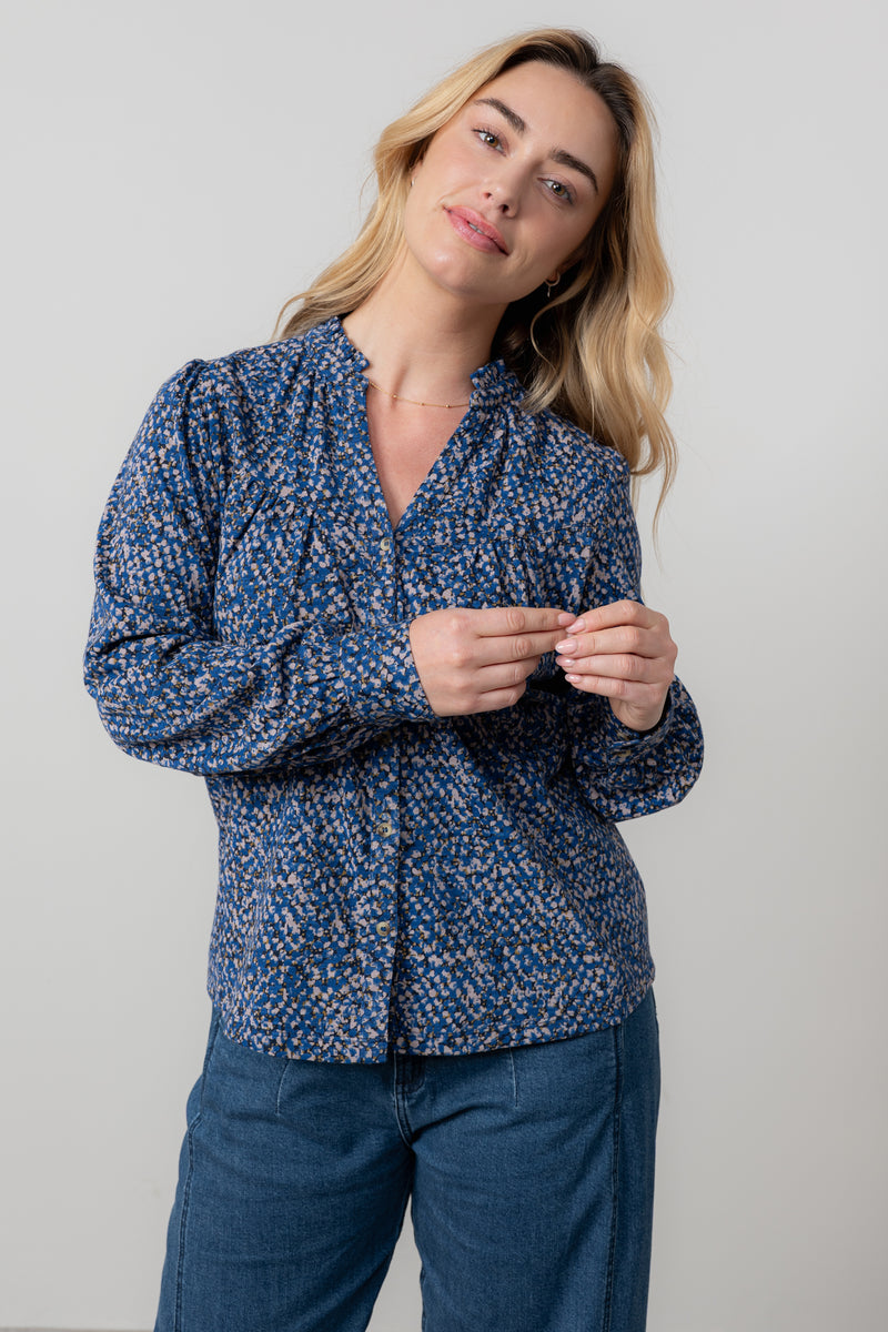 An image of the Lily & Me Wayfaring Blouse Alicia