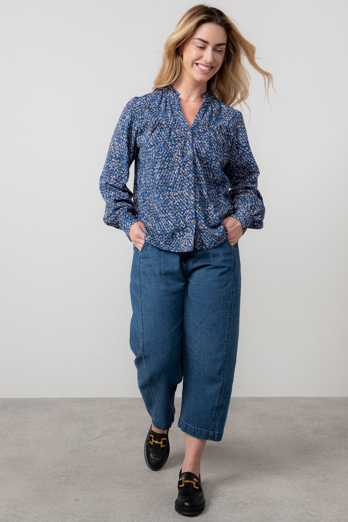 An image of the Lily & Me Wayfaring Blouse Alicia