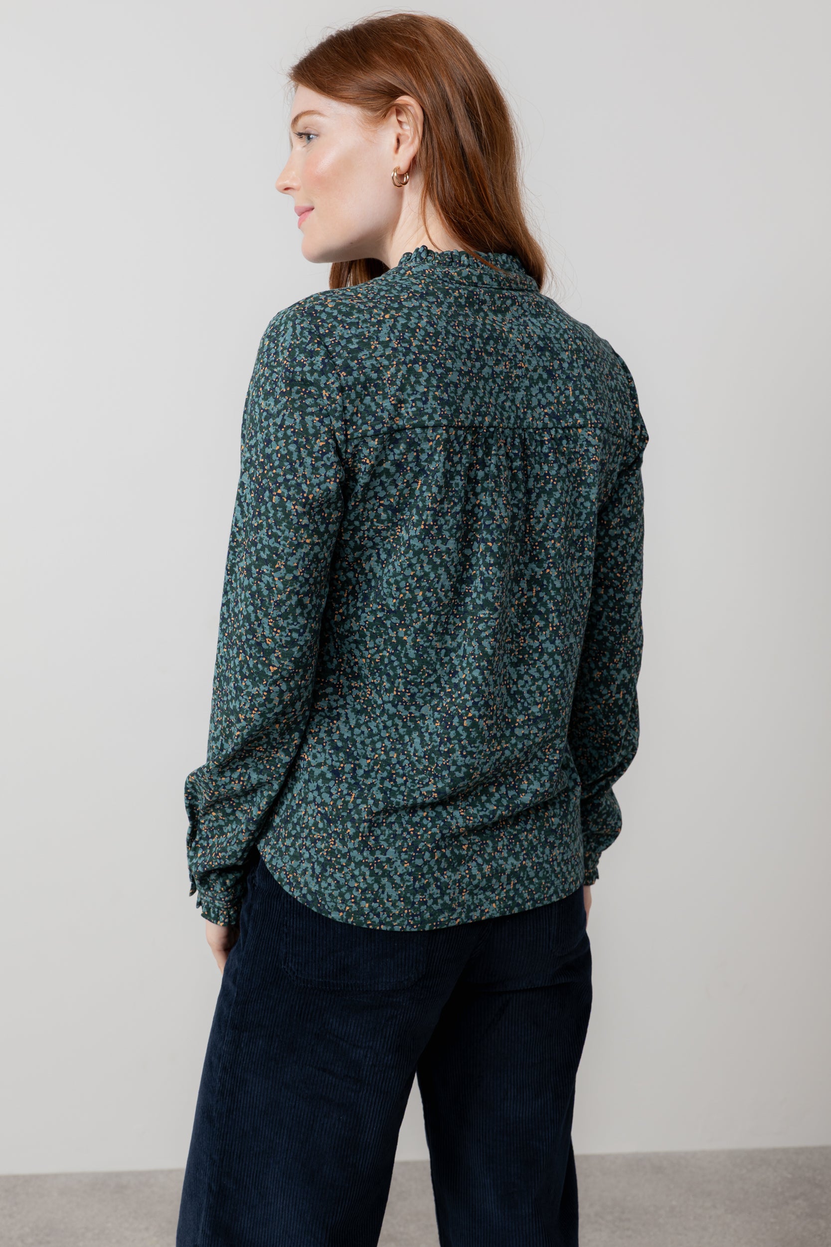 An image of the Lily & Me Hannah Frill Shirt Alicia