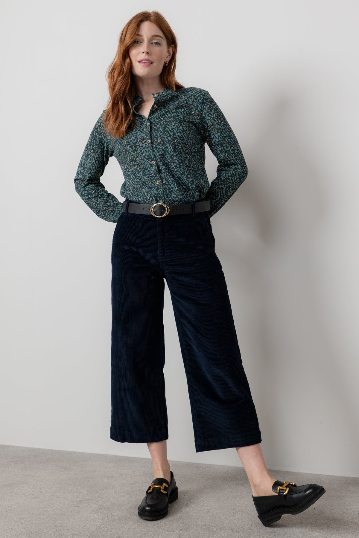 An image of the Lily & Me Hannah Frill Shirt Alicia