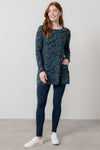 An image of the Lily & Me High Tea Tunic Geo Bloom