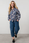 An image of the Lily & Me Rachel Frill Blouse Shibori