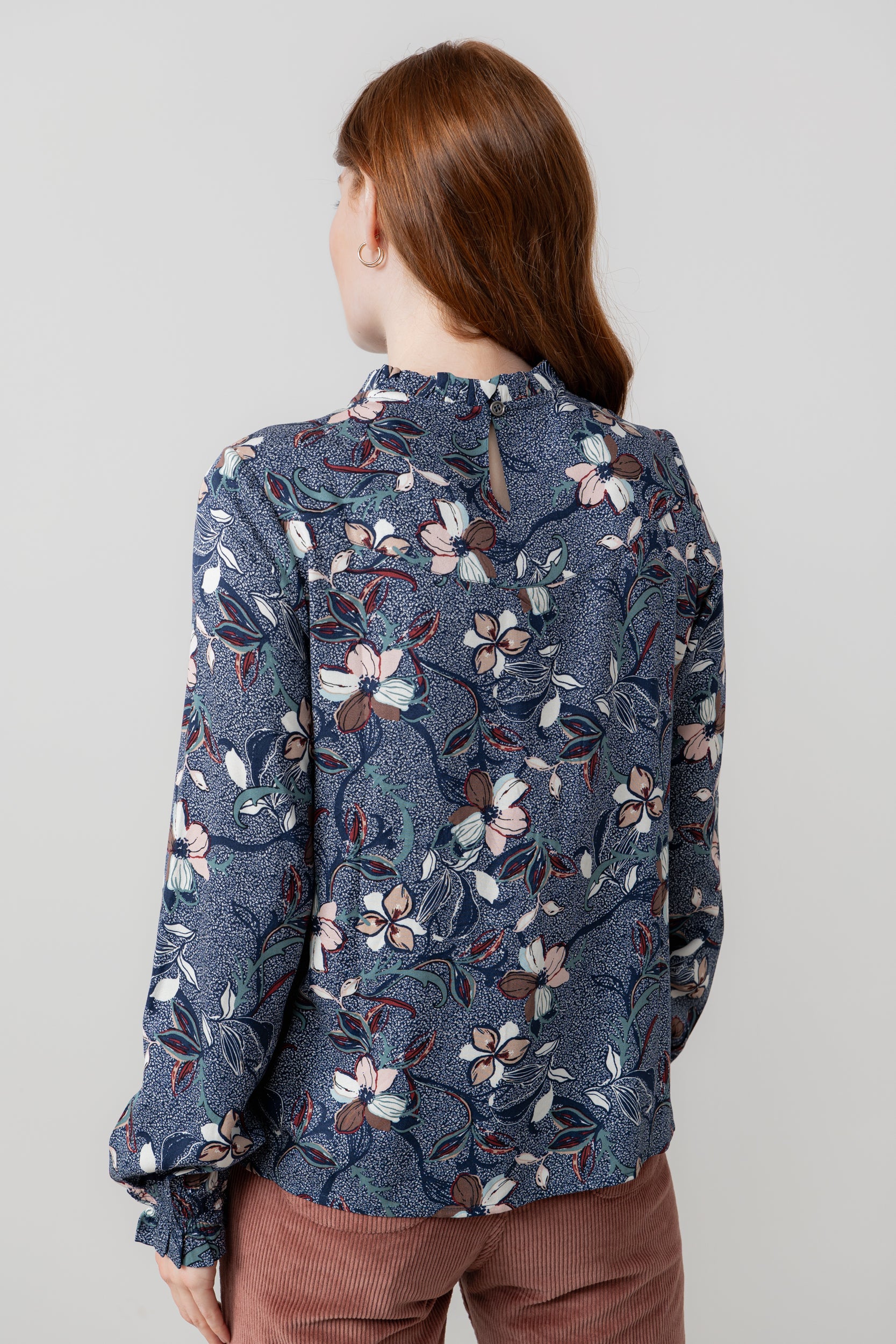 An image of the Lily & Me Fiona Top Shibori