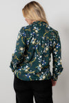 An image of the Lily & Me Sage Frill Blouse Shibori