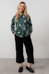 An image of the Lily & Me Sage Frill Blouse Shibori