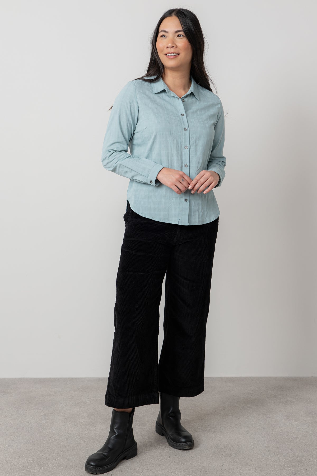 An image of the Lily & Me Patsy Shirt Plain Check