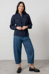 An image of the Lily & Me Wayfaring Blouse Plain Check