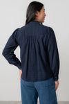 An image of the Lily & Me Wayfaring Blouse Plain Check