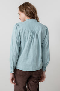 An image of the Lily & Me Wayfaring Blouse Plain Check