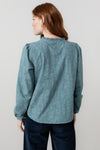 An image of the Lily & Me Emily Blouse Plain Jacquard