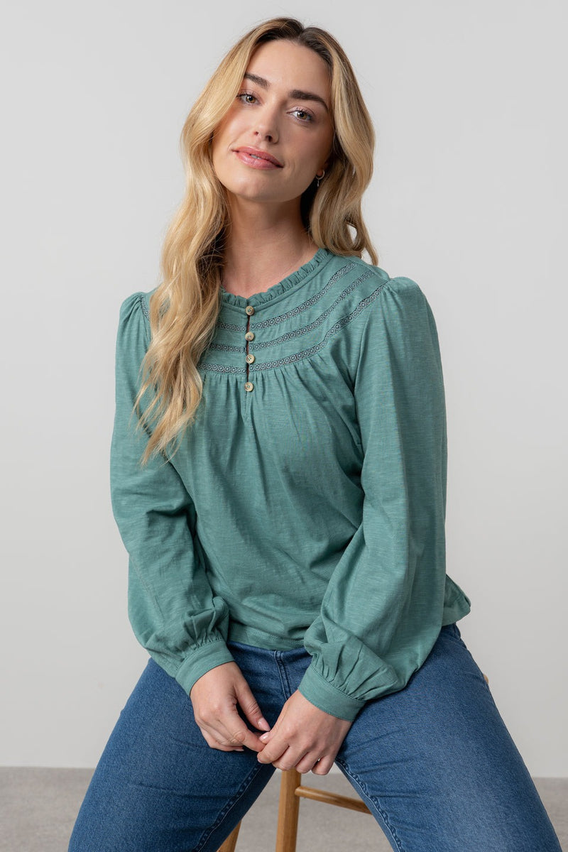 An image of the Lily & Me Luna Blouse