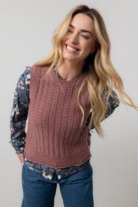 An image of the Lily & Me Eva Tank Knit