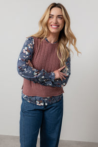 An image of the Lily & Me Eva Tank Knit