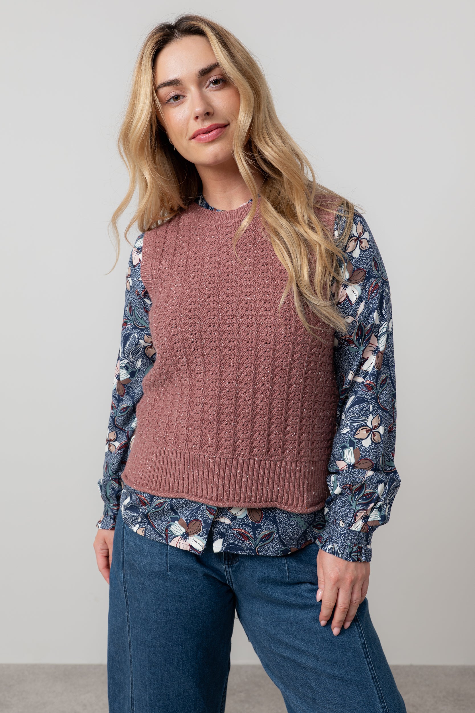 An image of the Lily & Me Eva Tank Knit