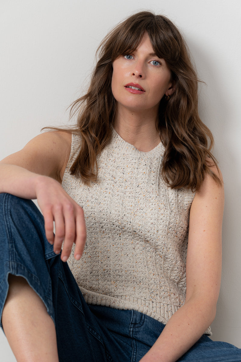 An image of the Lily & Me Eva Tank Knit