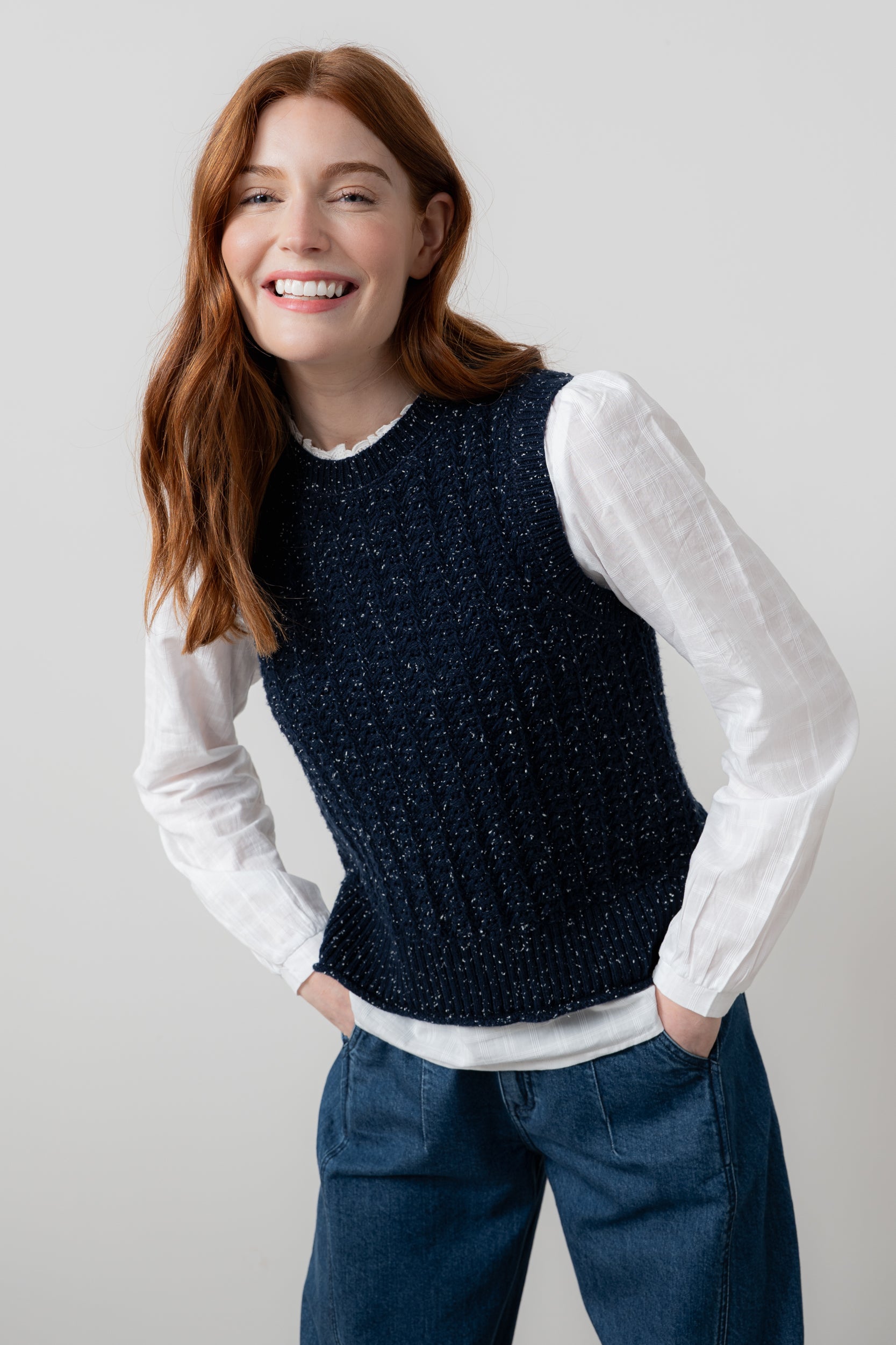 An image of the Lily & Me Eva Tank Knit