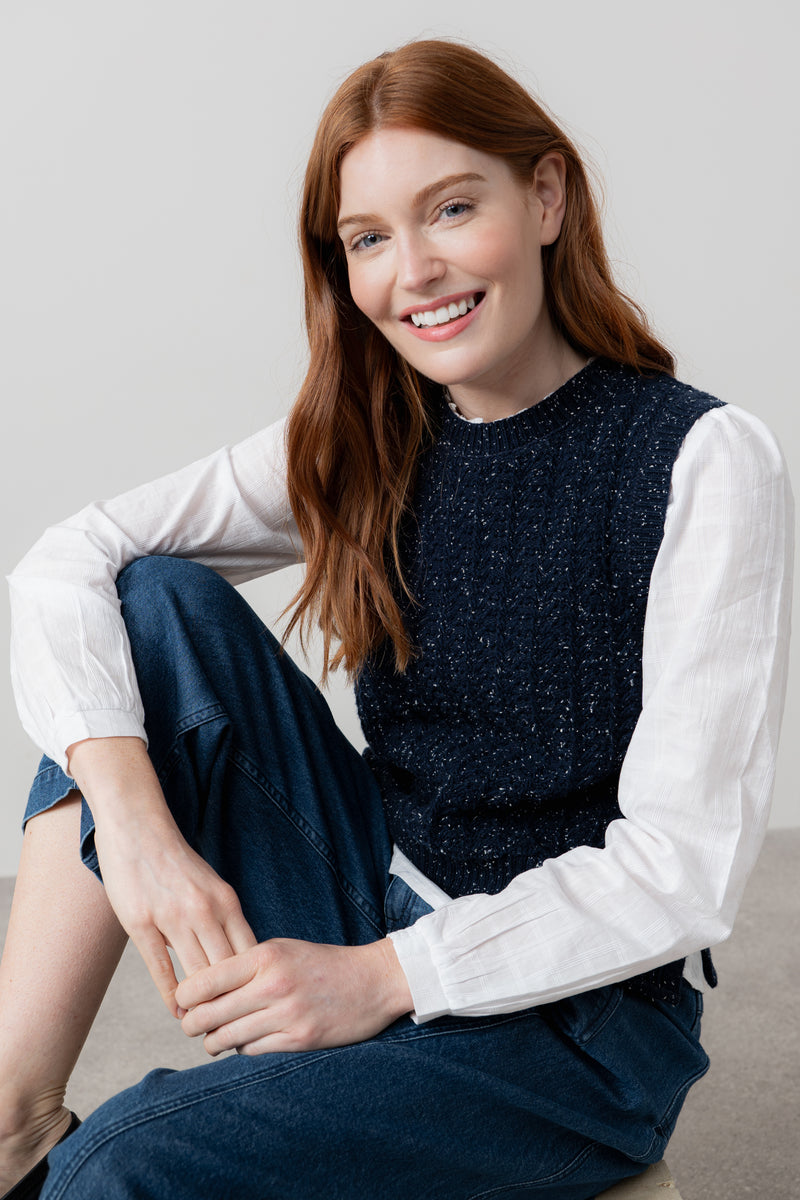 An image of the Lily & Me Eva Tank Knit