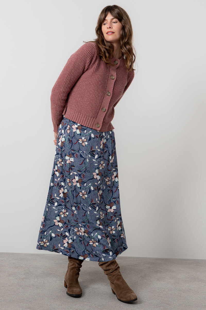 An image of the Lily & Me June Rib Cardigan Knit