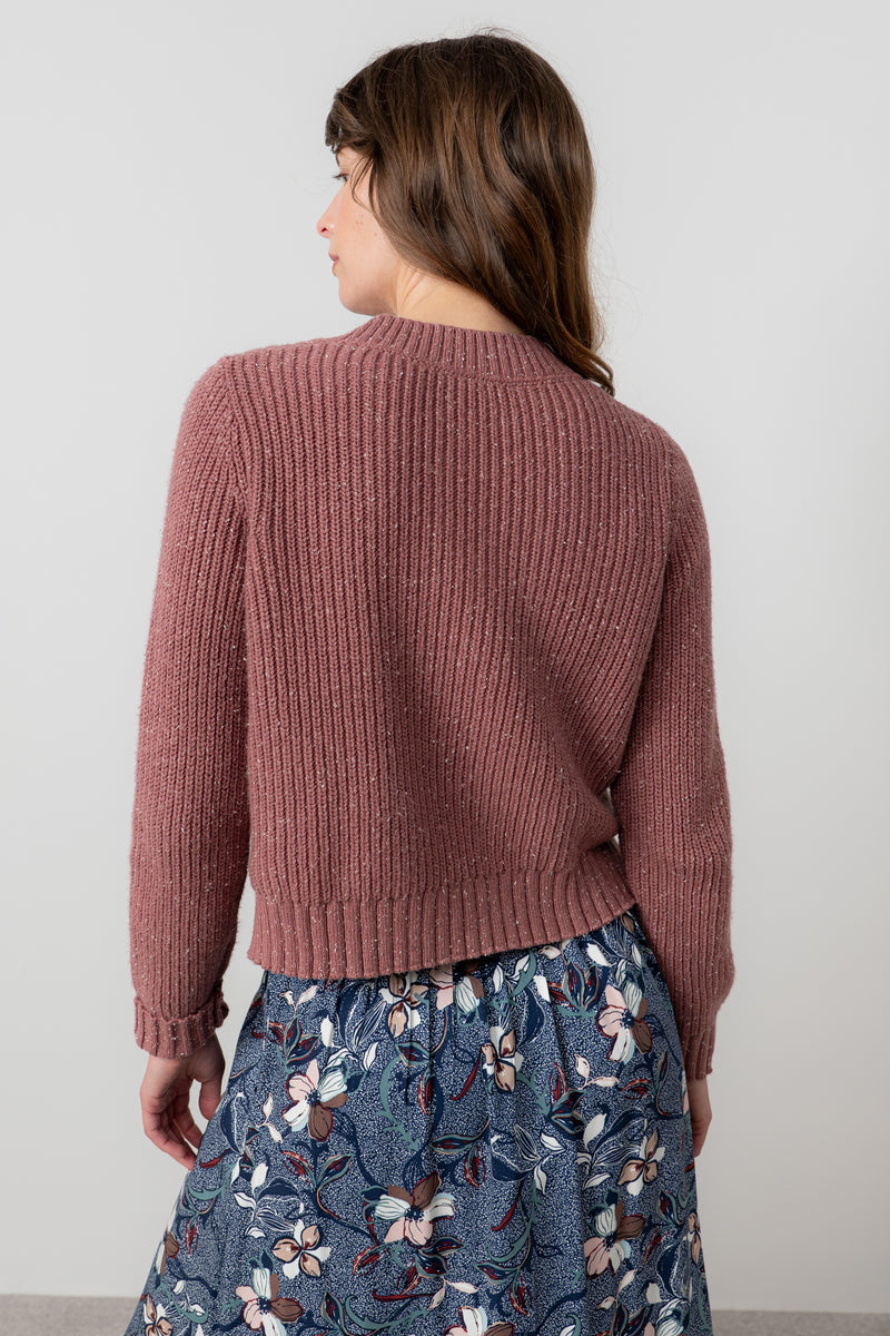 An image of the Lily & Me June Rib Cardigan Knit