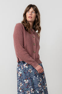 An image of the Lily & Me June Rib Cardigan Knit