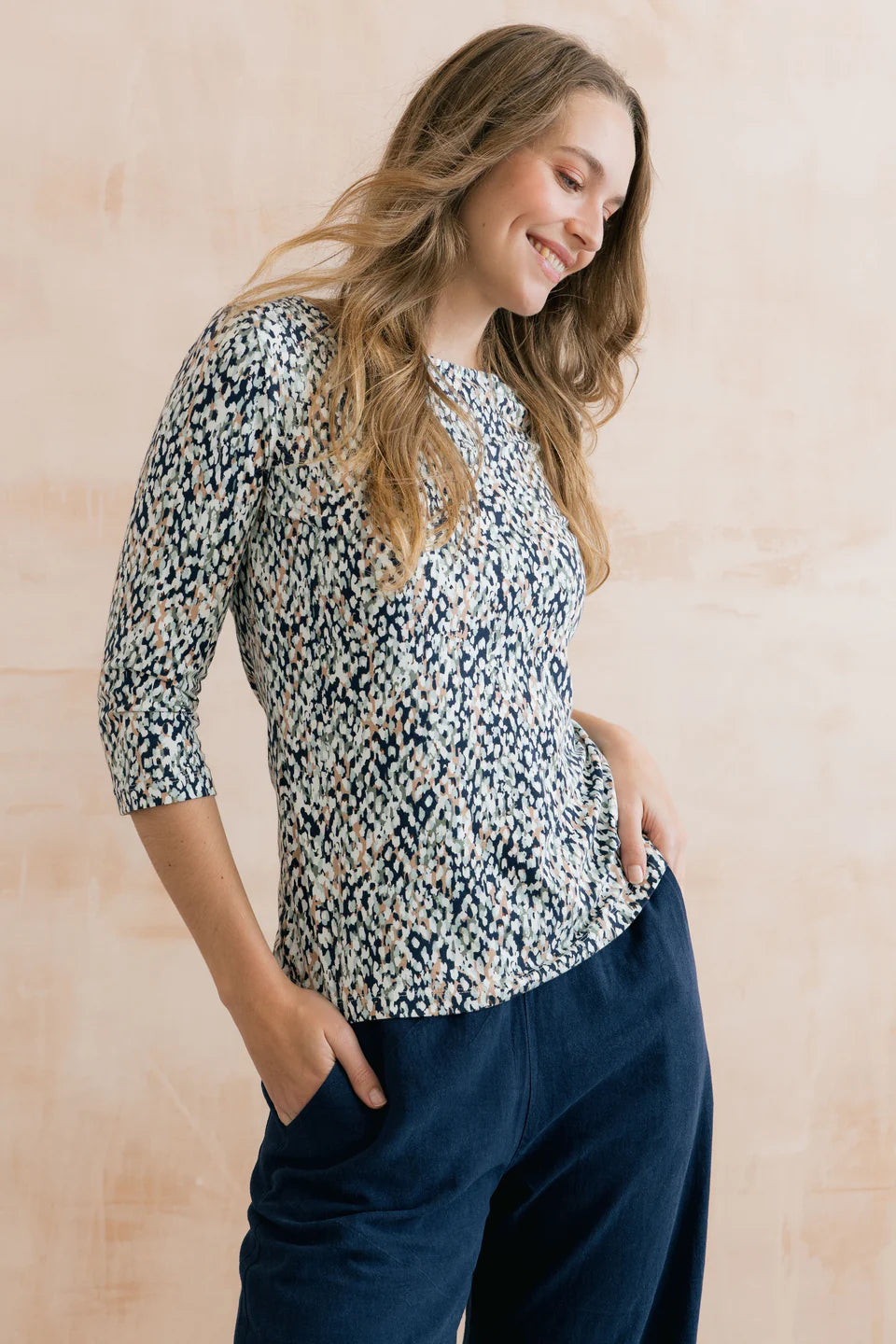 Monica 3/4 Sleeve Top Restore