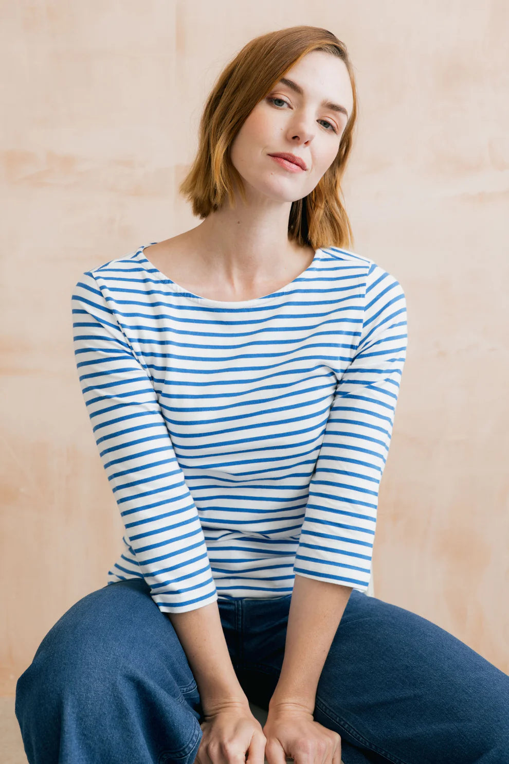 An image of the Lily & Me Monica 3/4 Sleeve Top