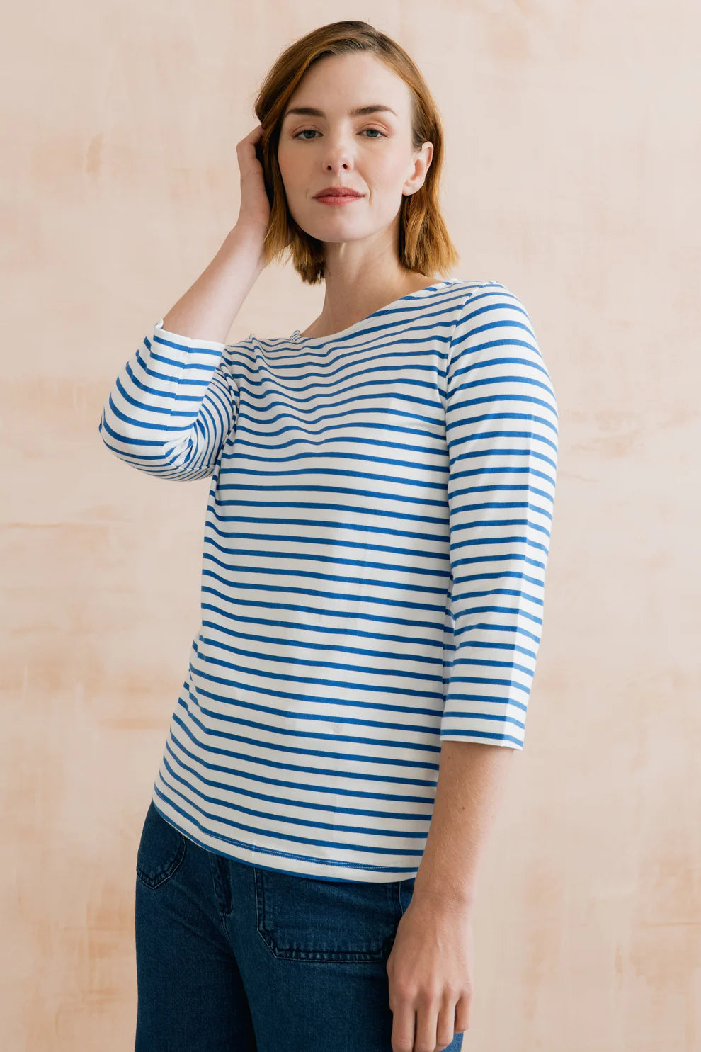 An image of the Lily & Me Monica 3/4 Sleeve Top