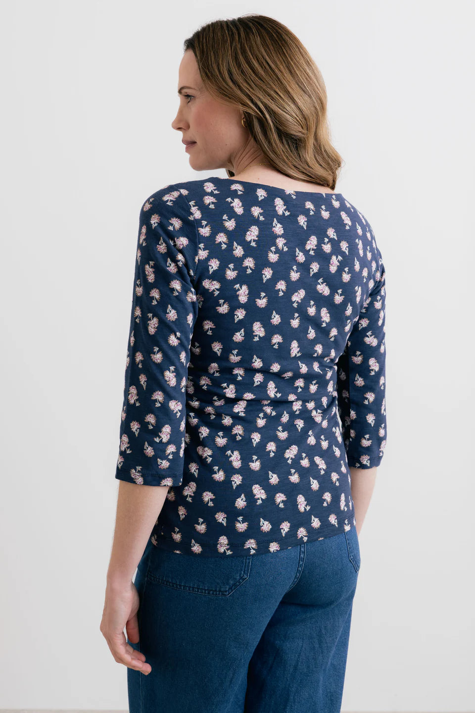 Monica 3/4 Sleeve Top Verbena