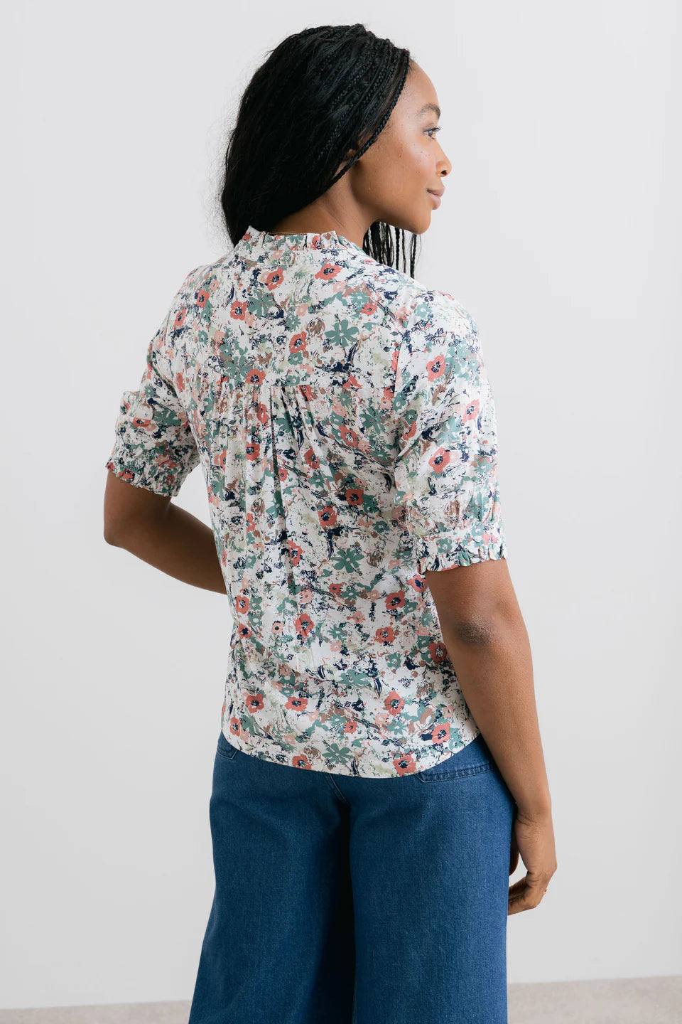 An image of the Lily & Me Wren Blouse Rewild
