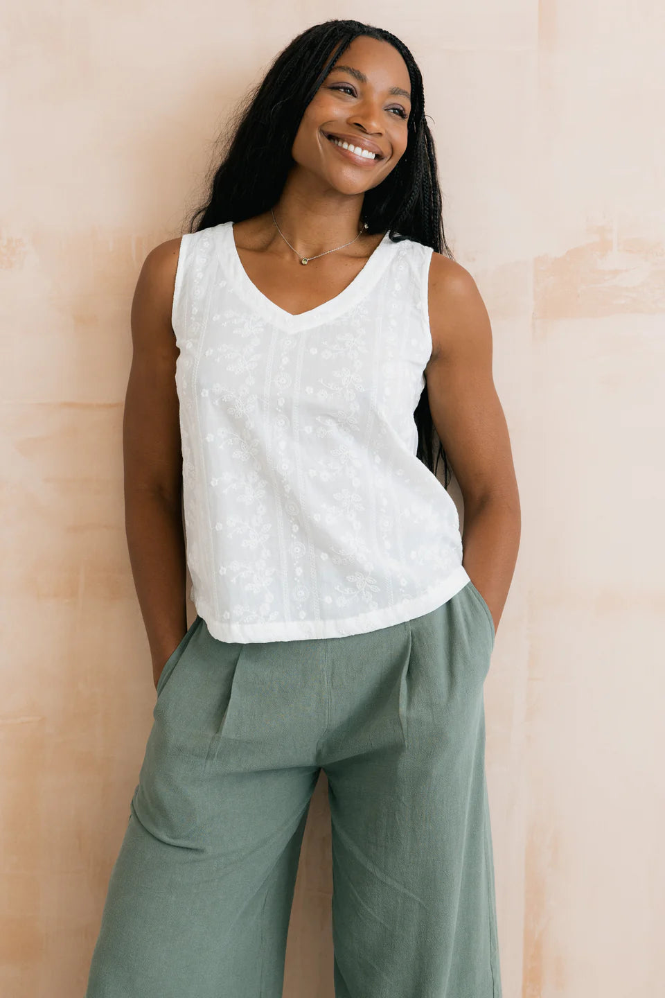Alicia Vest Embroidered