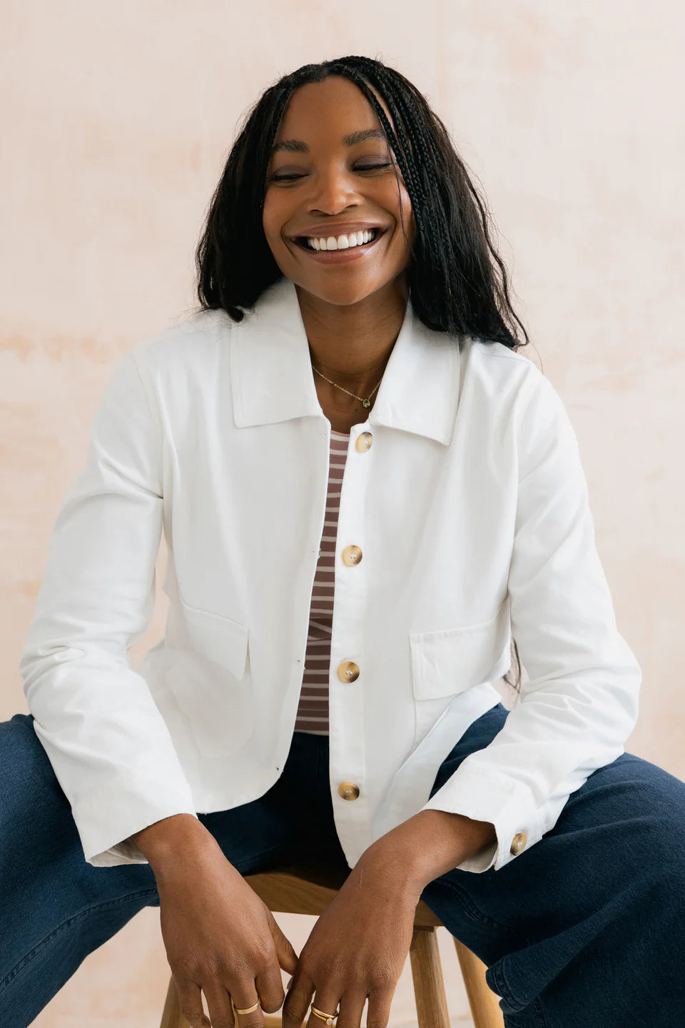 Effie Jacket Plain Twill