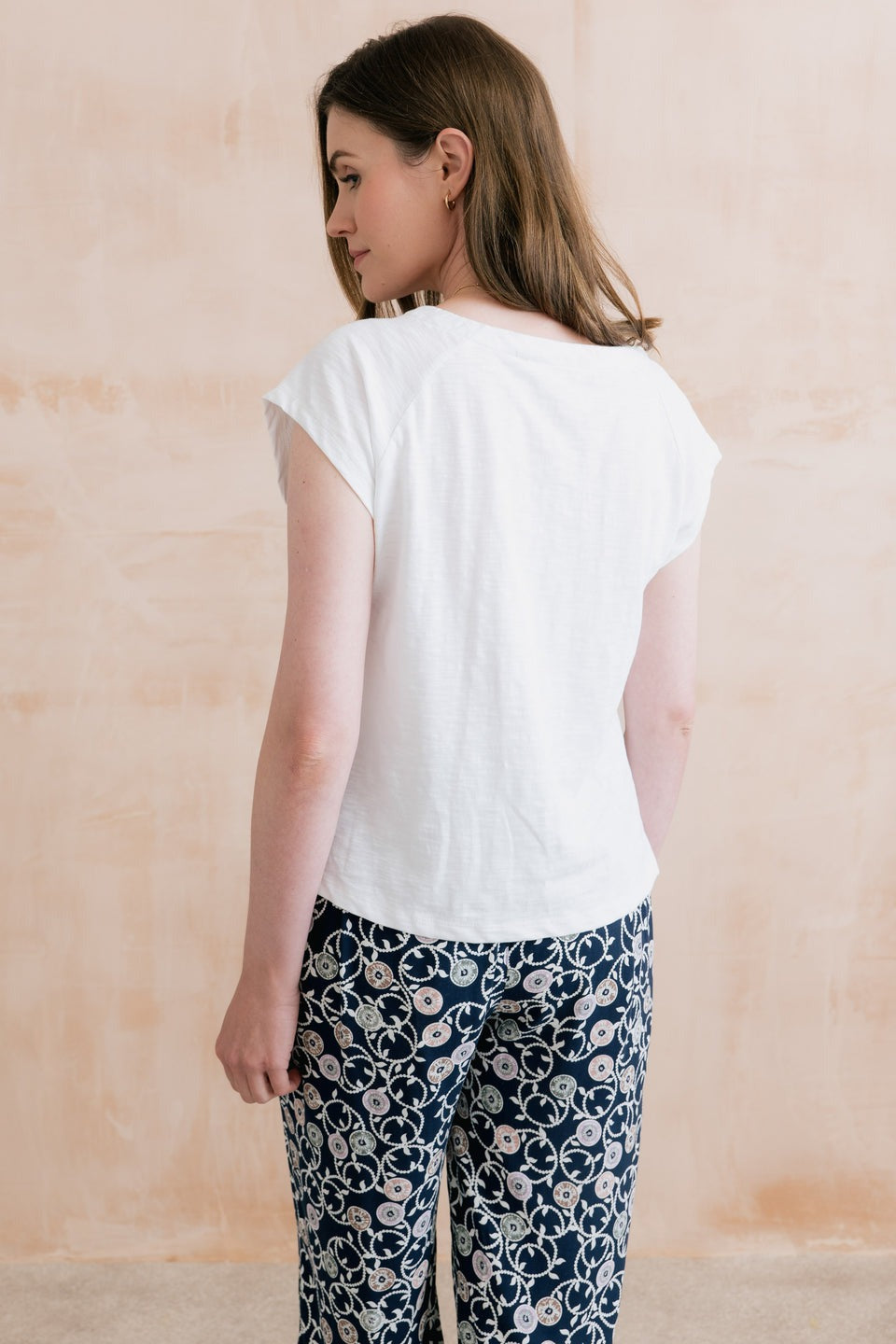 An image of the Lily & Me Tidal T-Shirt Plain Organic Cotton Slub