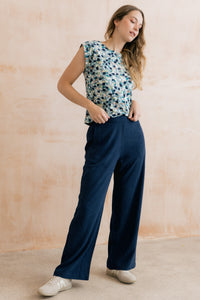 Grace Trousers Plain Linen