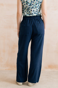 Grace Trousers Plain Linen