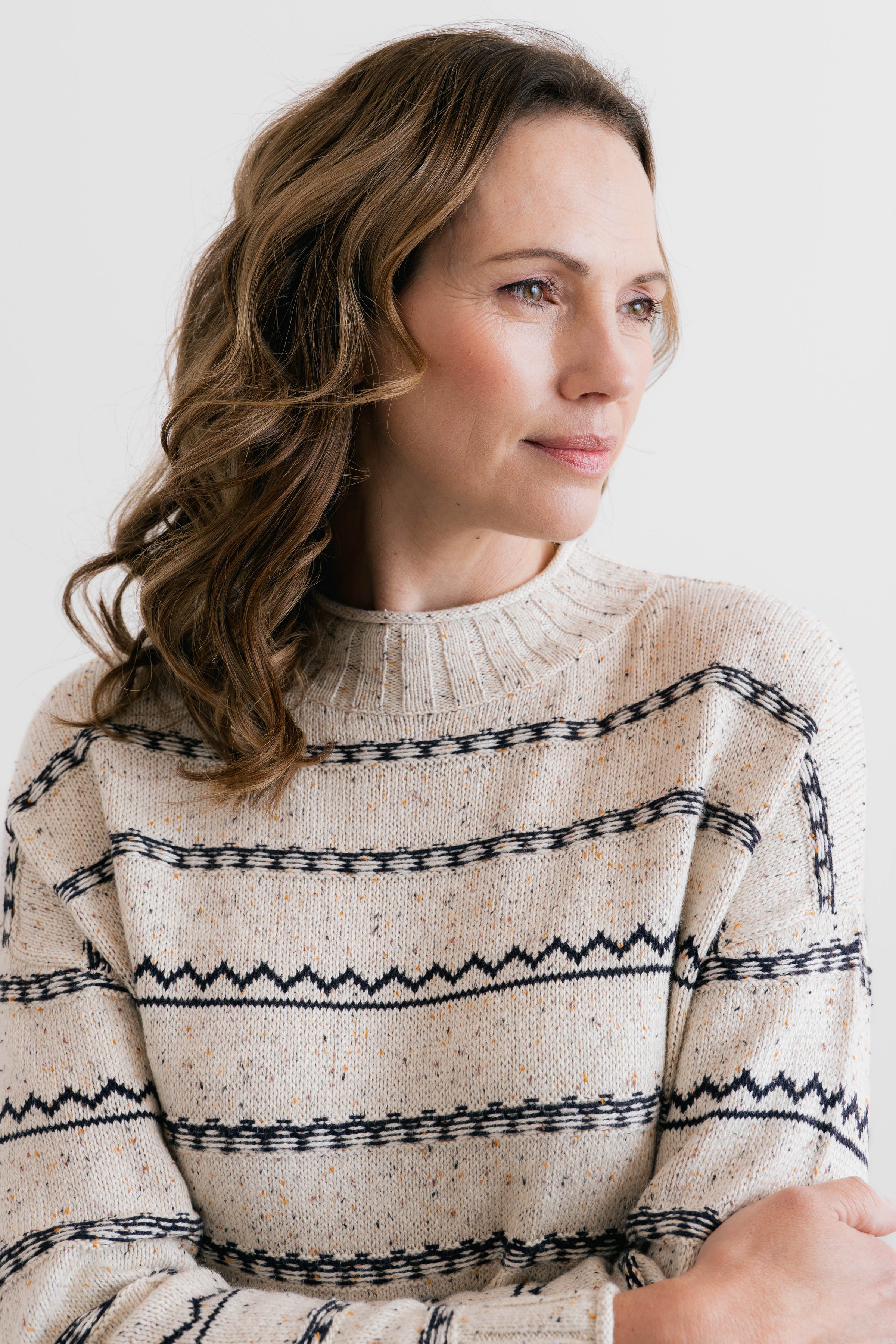 An image of the Lily & Me Kirstie Stripe Jumper