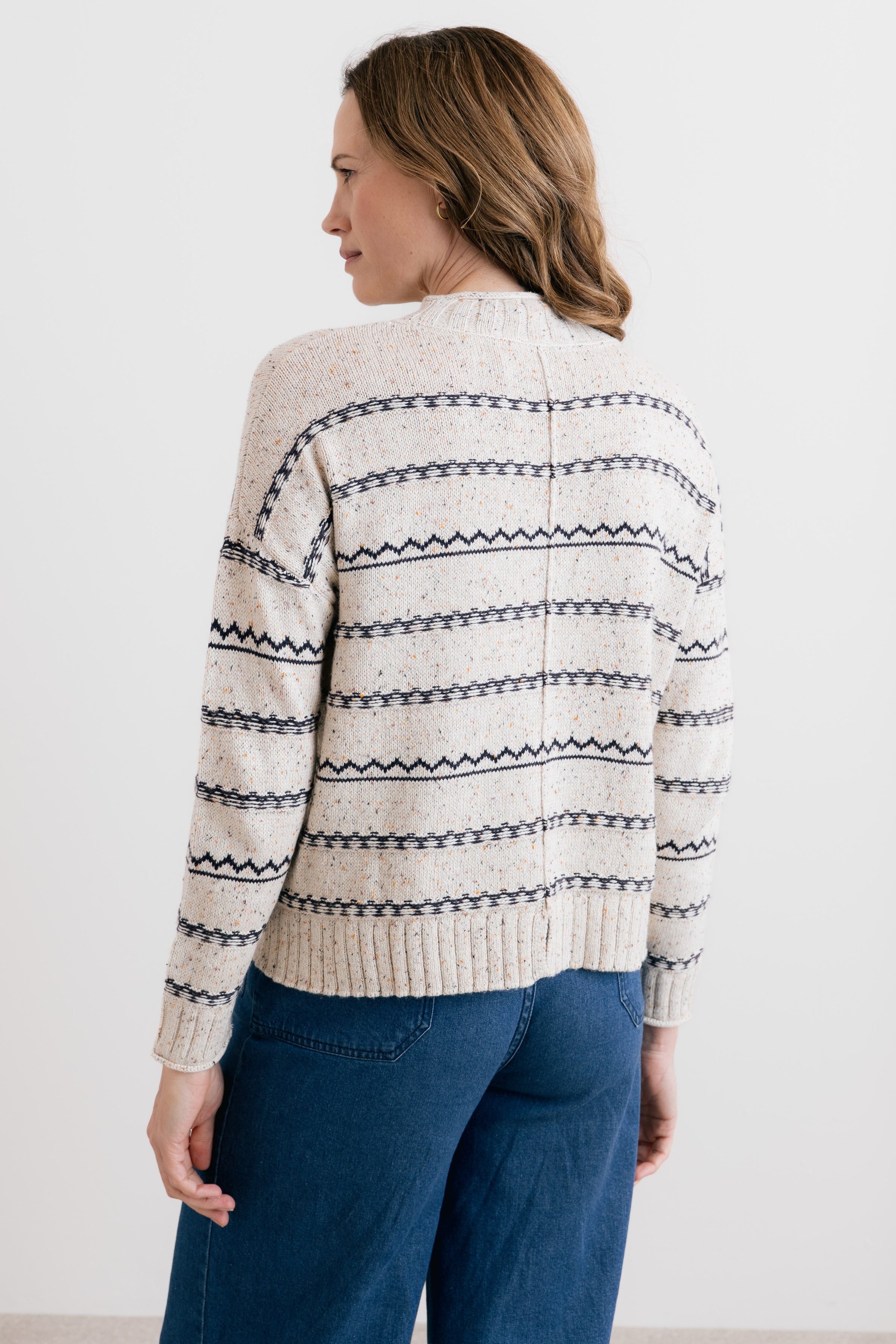An image of the Lily & Me Kirstie Stripe Jumper