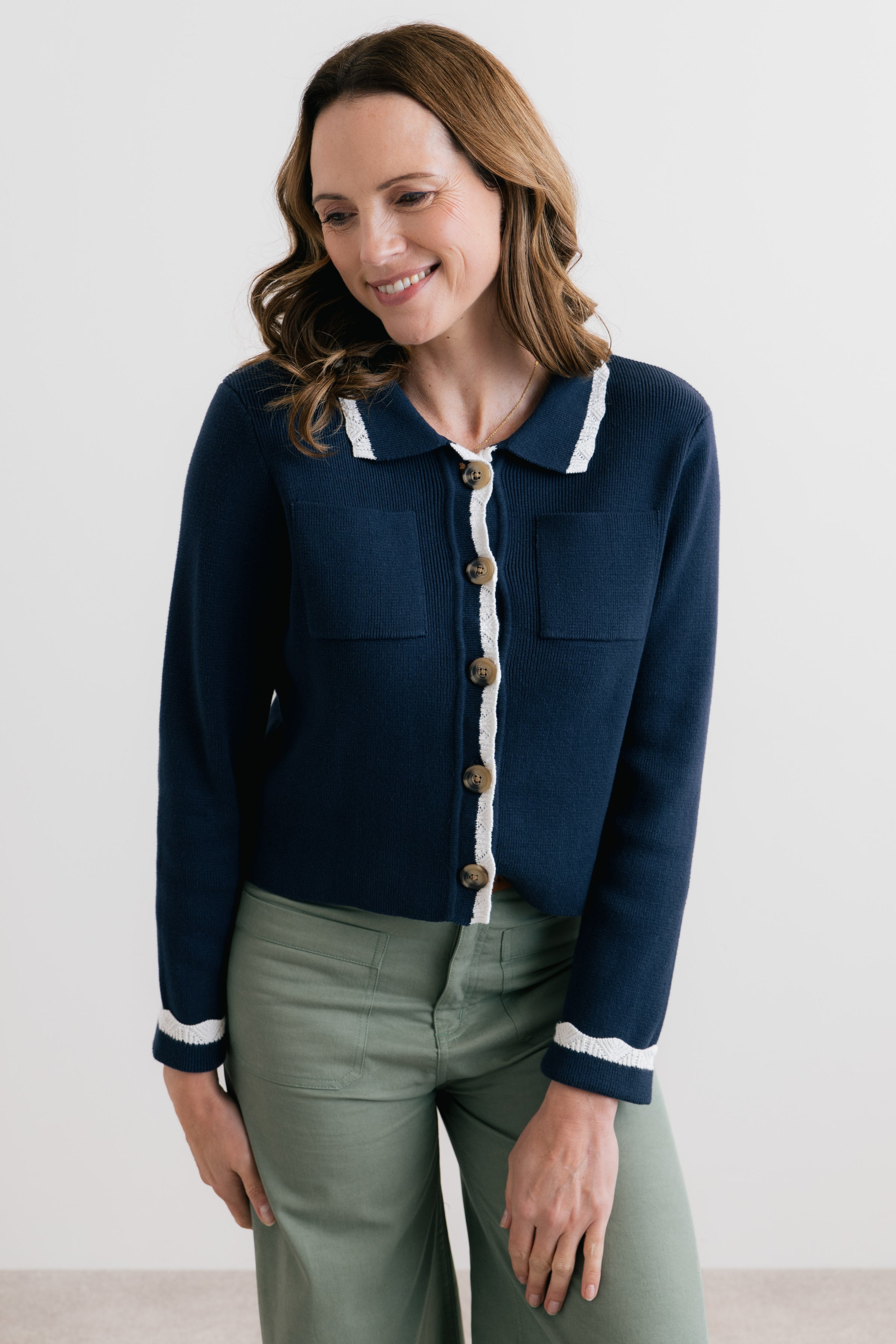An image of the Lily & Me Piper Knitted Jacket
