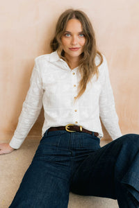Patsy Shirt Embroidered Patchwork
