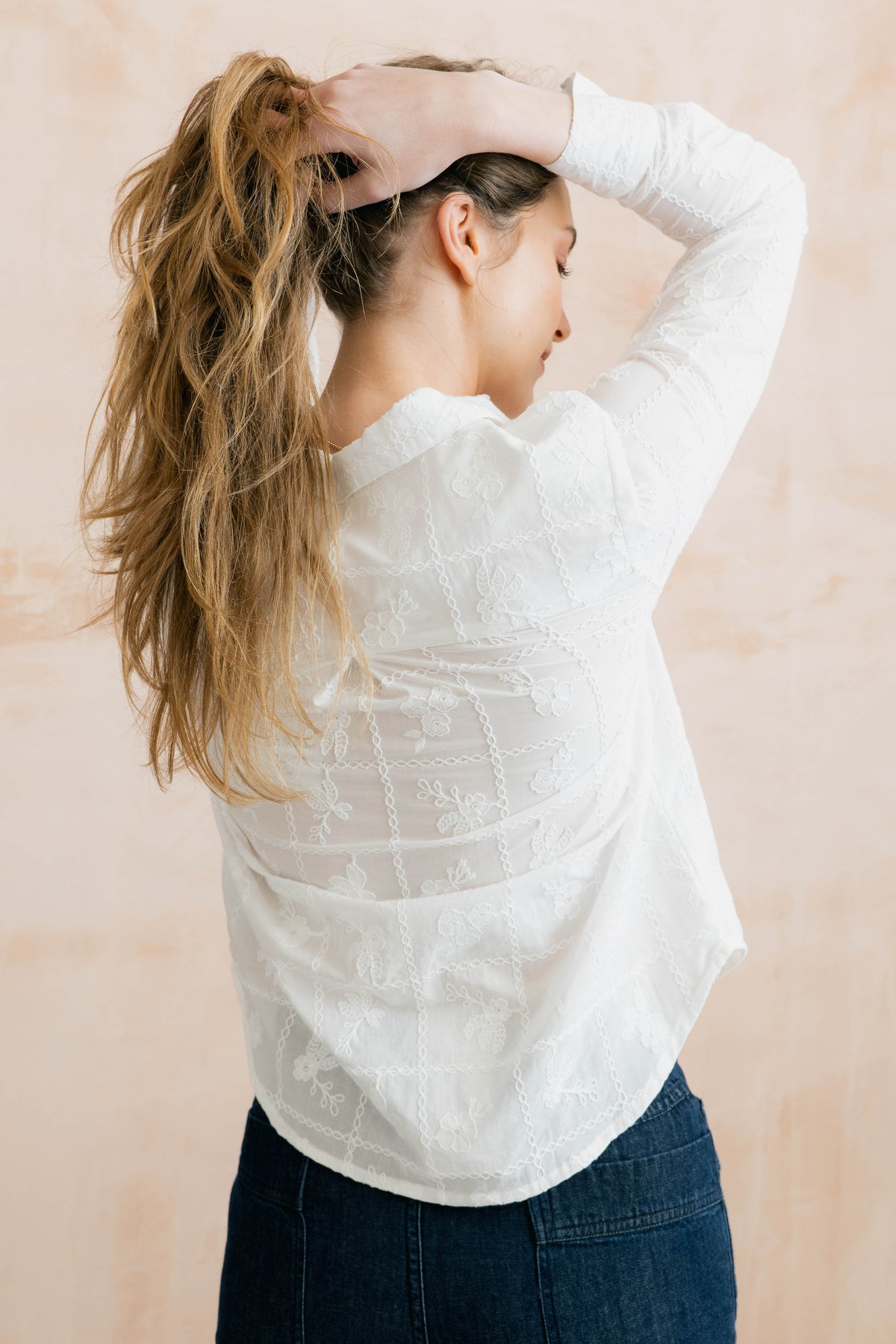 Patsy Shirt Embroidered Patchwork