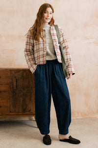 Scarlett Reversible Quilted Jacket Plain Tencel