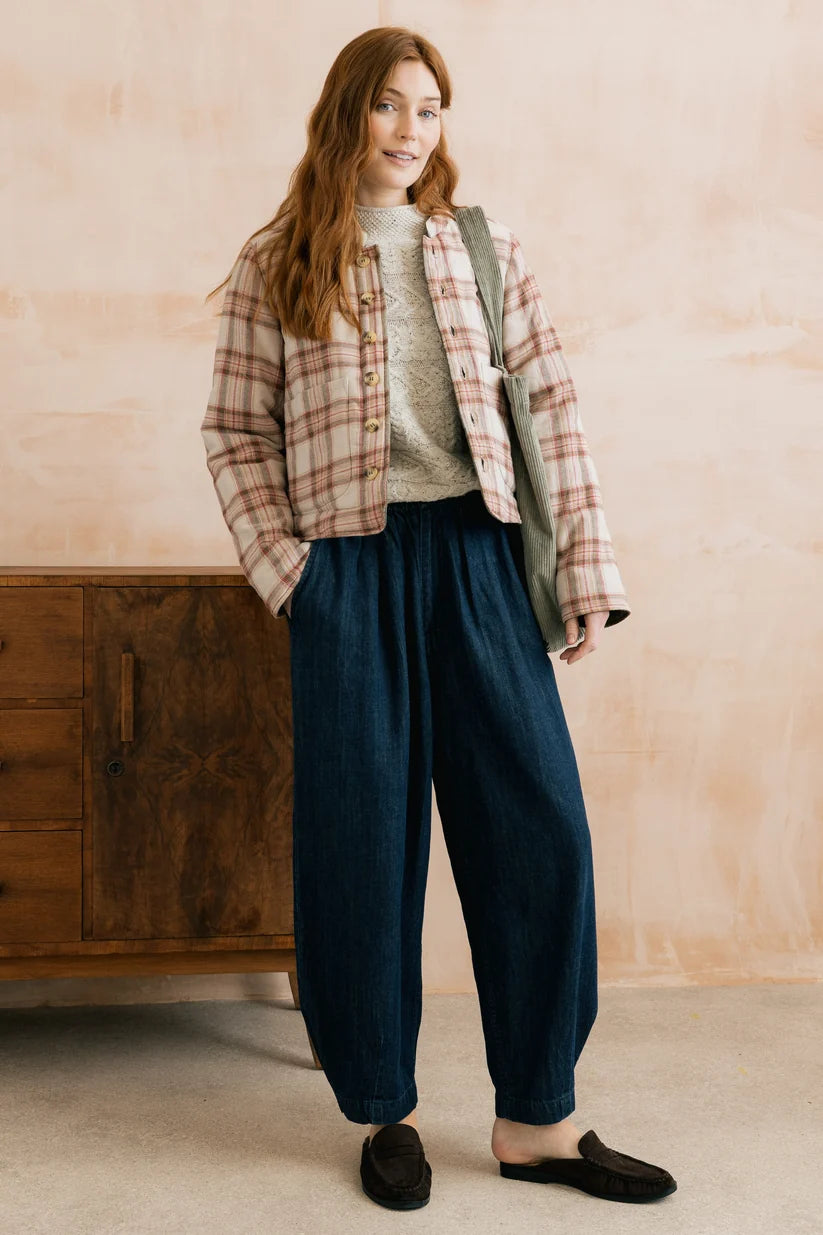 Scarlett Reversible Quilted Jacket Plain Tencel