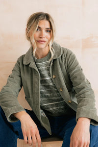 Ash Jacket Plain Jumbo Cord