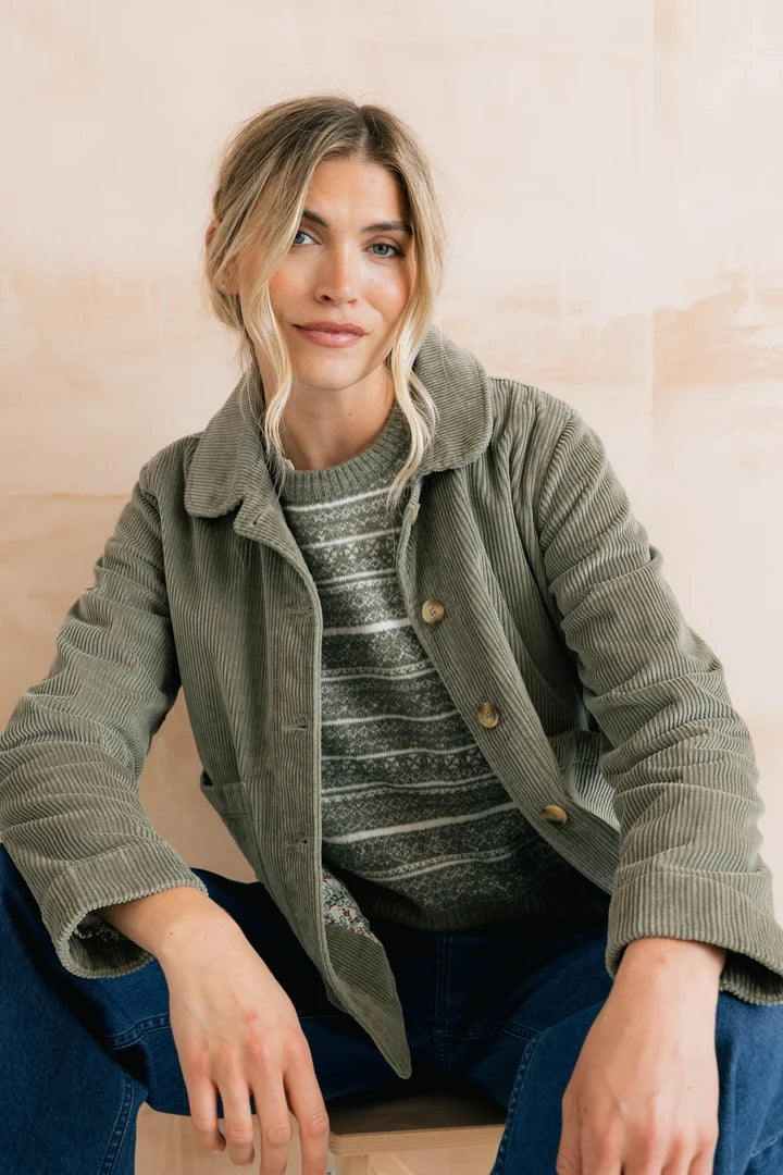 Ash Jacket Plain Jumbo Cord