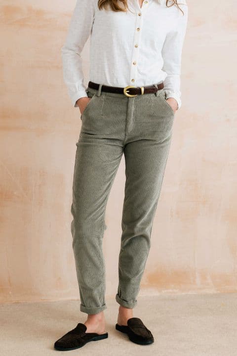 Brookend Trouser Plain Jumbo Cord