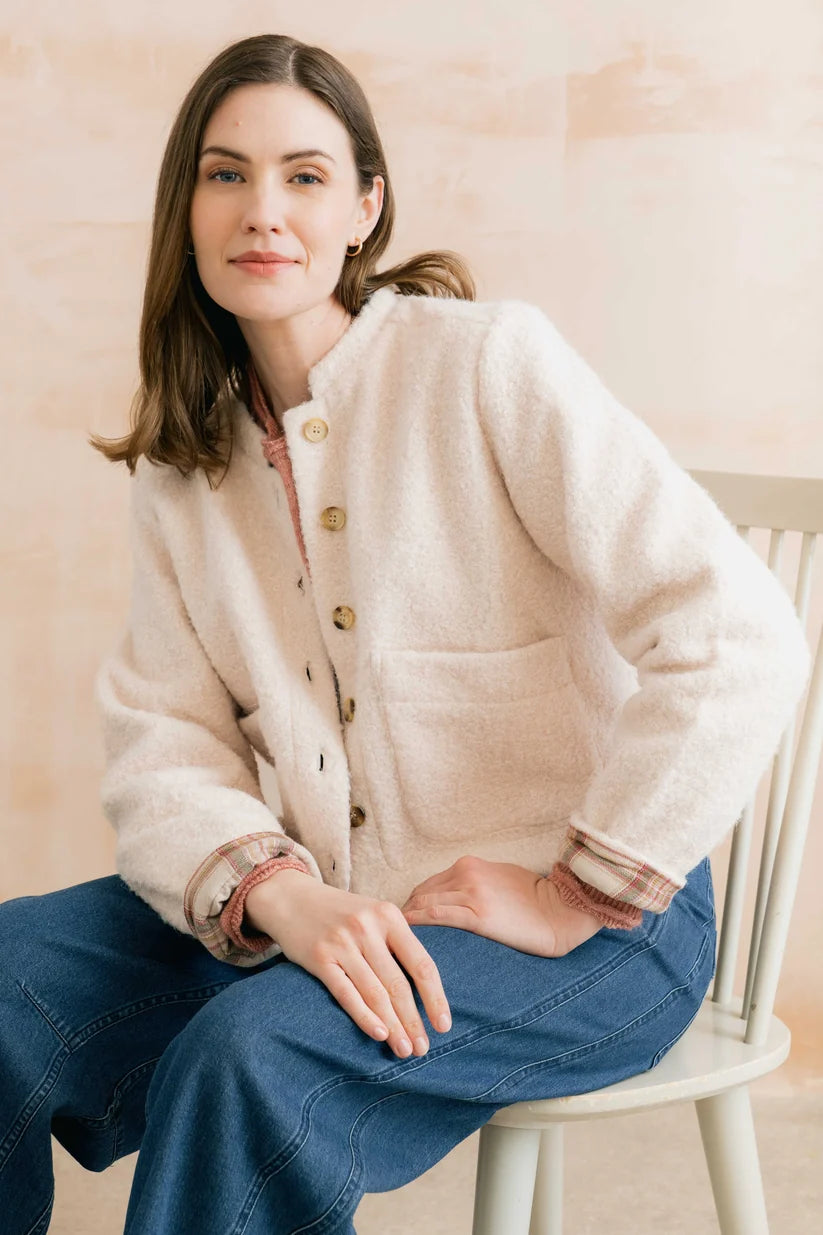 Scarlett Jacket Plain Boucle